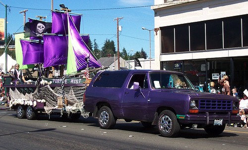 Parade in Aberdeen, WA