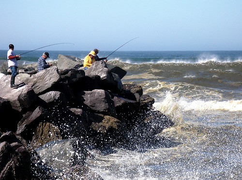 Fishing at Ocean Shores, Washington Fishing at Ocean Shores, Washington