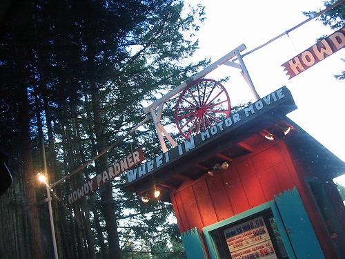 The Wheel-In, Port Townsend, WA: one of the last drive-in movie theaters in the United States